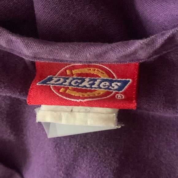 Pre Owned Women’s Dickies Scrub Scrubs Top Purple Size Lg Professional Comfort - Picture 9 of 12